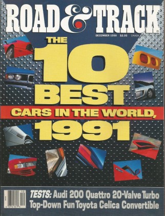 ROAD & TRACK 1990 DEC - LEGEND, 200-QUATTRO, DIABLO